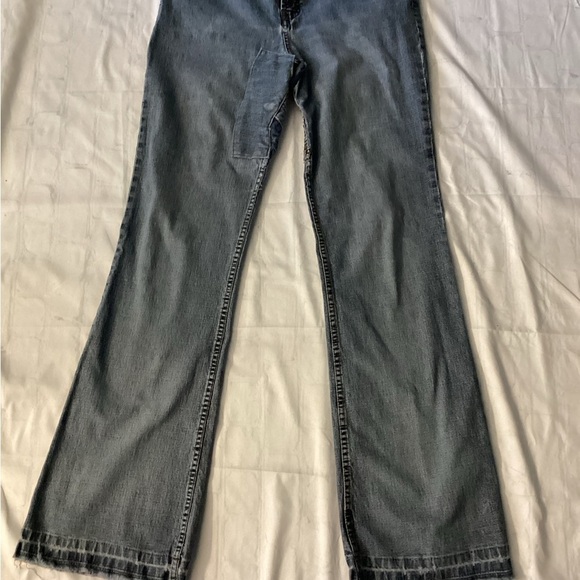 lei Denim - Customized Classic Vintage Flare Leg Distressed Jeans